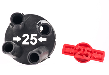 plastic injection over molding part